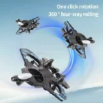 S1 Interstellar Fighter Plane | RC Drone Plane with LED Lights & Stunts (Ages 14+) - Image 4