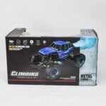 Metal Climbing Cross-Country RC Car, 4WD Off-Road Rock Crawler, Blue and Black with Smoke RC Remote Controlled Rock Crawler - Image 3