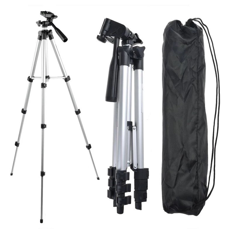 76E606D6-D0B7-4E4C-8DD3-561CBC697A1A 3 Way Head Aluminium digital camera Tripod - Image 1