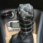 Faux Leather Hand Brake Shift Knob Cover Gear Case Car Interior Decor - Image 2