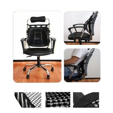 Car Seat Back Support Massage Cushion Mesh Car Office Home