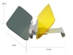 Car Day Night Anti Glare Mirror Light Protector - Image 3