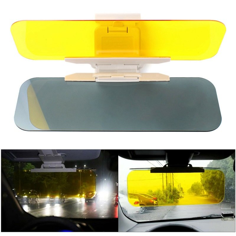 Car Day Night Anti Glare Mirror Light Protector - Image 1