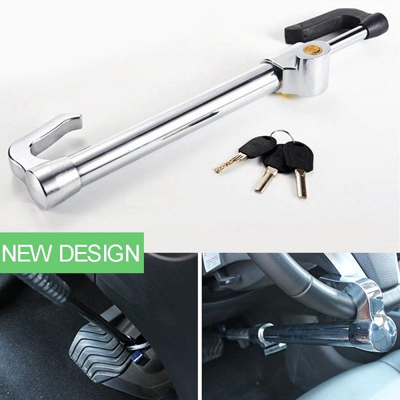P Car Security Steel Lock For Steering To Clutch - Image 1