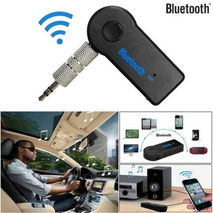 Car Bluetooth Aux Music Receiver Universal 3.5 mm Streaming Wireless