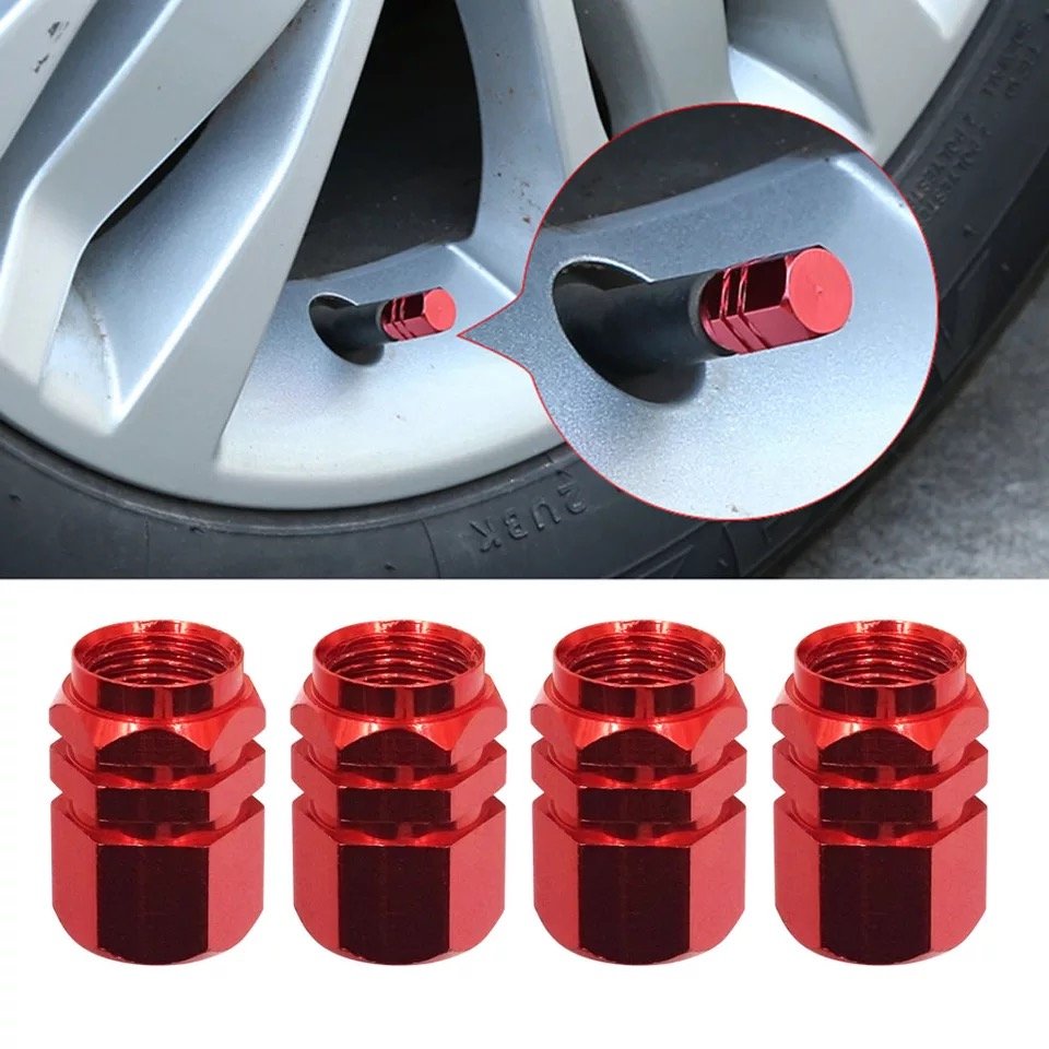 IMG_5525 Aluminum Tire Wheel Rims Stem Air Valve Caps Tyre Cover Car Truck - Image 1