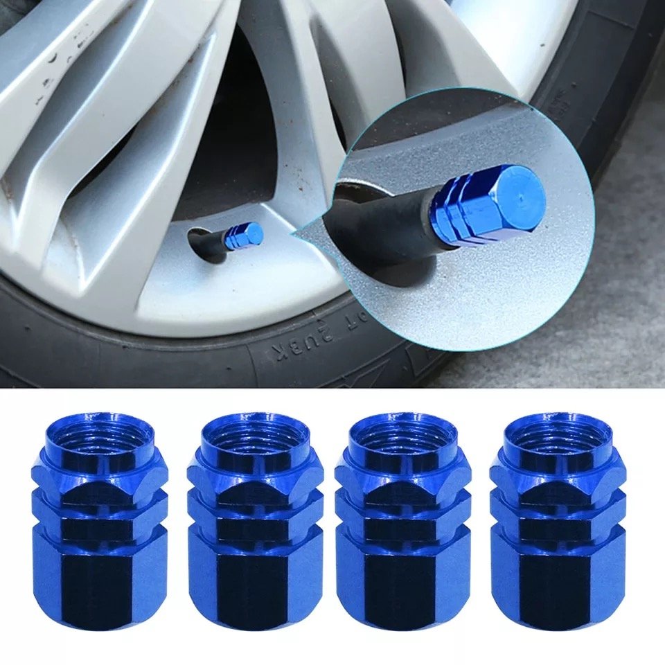 IMG_5527GG Aluminum Tire Wheel Rims Stem Air Valve Caps Tyre Cover Car Truck - Image 1
