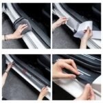 4Pcs Car Door Carbon Fiber Anti Stepping Protection Stickers Changan - Image 5