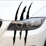 Pack of 2 Car reflective monster stripe Sticker RED/BLACK/WHITE 40cm*12cm - Image 3