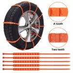 Pack Of 10 Anti-Skid Emergency Snow Wheel Chain - Image 2