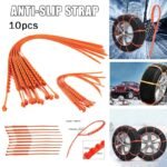 Pack Of 10 Anti-Skid Emergency Snow Wheel Chain - Image 3