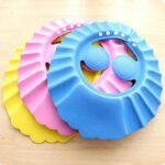 Pack of 2 Safe Foam Shampoo Cap For Children Bathing Shower Cap