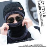 Winter Beanie Hat and Scarf Thermal Knit Hat Skull Cap Black 4 COLOURS AVAILIBLE