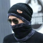 Winter Beanie Hat and Scarf Thermal Knit Hat Skull Cap Black 4 COLOURS AVAILIBLE - Image 2