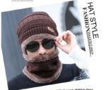 Winter Beanie Hat and Scarf Thermal Knit Hat Skull Cap Black 4 COLOURS AVAILIBLE - Image 5