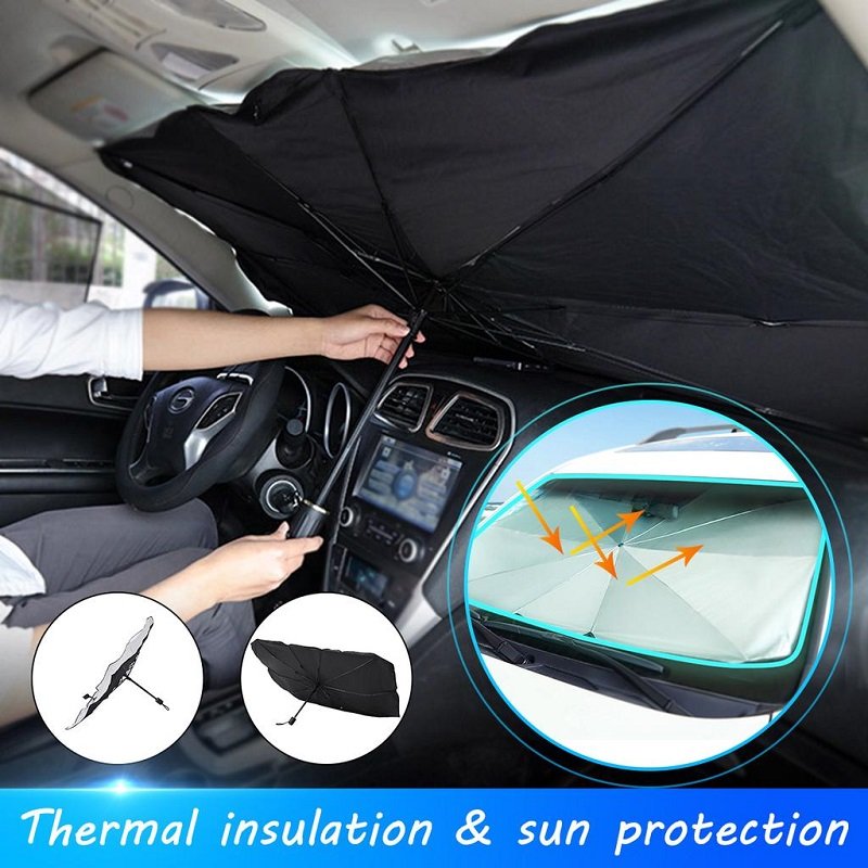 ZA-0806_Umbrella_Style_Car_Sun_Shade_Curtain Umbrella Style Car SunShade Curtains - Image 1