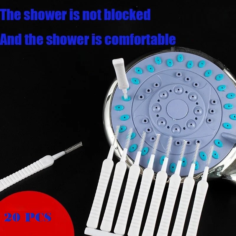 ZA-0815_Cleaning_Brush_Multifunctional_Aperture_01 20 PCS Bathroom Shower Head Cleaning Brush - Image 1