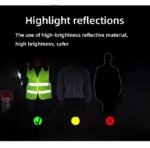 Safety High Visibility Reflective Vest Night Cycling Adjustable For Night Jogging Biking Runing - Image 3