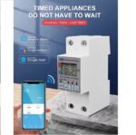 TOMZN 63A 220 Wifi Switch Timer With Voltage Current and Leakage Protection