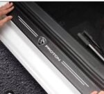 4Pcs Car Door Carbon Fiber Anti Stepping Protection Stickers Proton