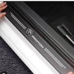 4Pcs Car Door Carbon Fiber Anti Stepping Protection Stickers Proton