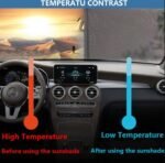Front Car Retractable Windshield Sun Shade Visor Folding Cover - Image 3