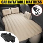 Universal Car Air Mattress Travel Bed Inflatable GREY/BEIGE/BLACK - Image 4