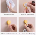 Mounted Wall Hook with Smooth, Waterproof Design for Durable, Clothes-Friendly Hanging pack of 10pc - Image 5