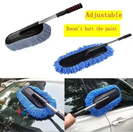 Microfiber Fiber Car Duster Retractable Microfiber Car Dust Mop
