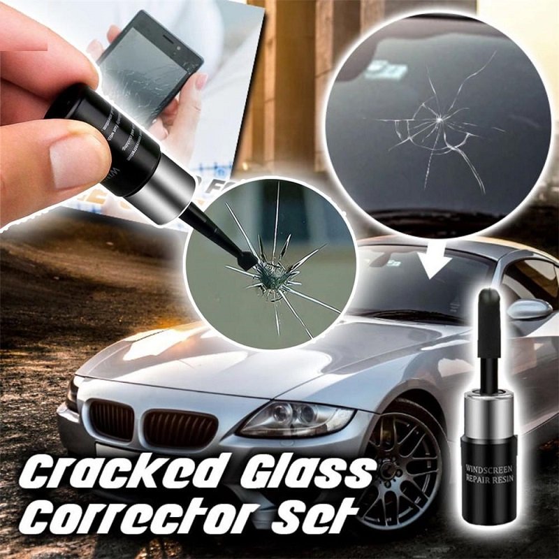 ATS-0687_Automotive_Glass_Crack_Nano_Repair_Fluid_Kit Windshield Automotive Glass Crack Nano Repair Fluid Kit - Image 1
