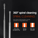 Stainless Steel Ear Wax Catcher Cleaning Tool - Image 3