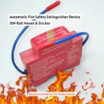 Automatic Fire Extinguisher Device & Fire Extinguisher Breaker – DIN Rail Mount for Electrical Cabinets & Server Racks