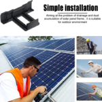 Pack of 10 Pcs Solar Mount Clip Solar Panel Water Drain Mount Plastic 30 MM / 35 MM / 40 MM - Image 2