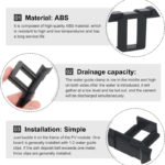 Pack of 10 Pcs Solar Mount Clip Solar Panel Water Drain Mount Plastic 30 MM / 35 MM / 40 MM - Image 6