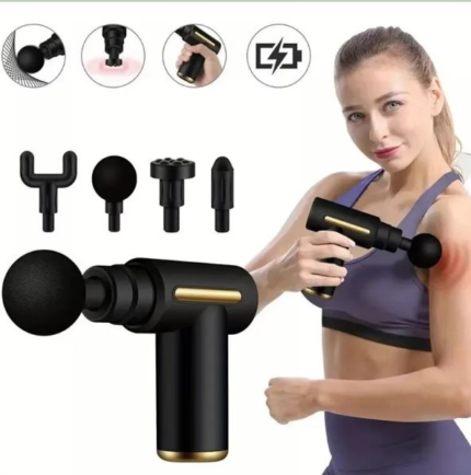 Original Massage Gun – Deep Tissue Muscle Massager for Pain Reliefs (Blue-idea)