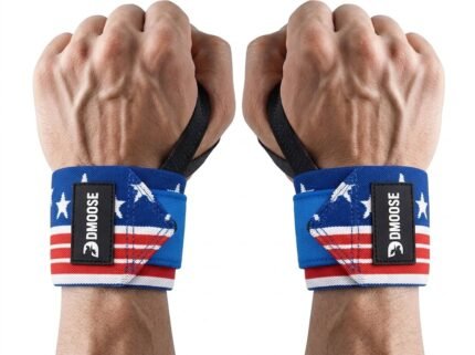 Premium Fitness Wrist Wraps for Weightlifting 18" - Heavy Duty Gym Wrap