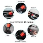 5pc Car Cleaning Tool Set Detail Brush - Image 3