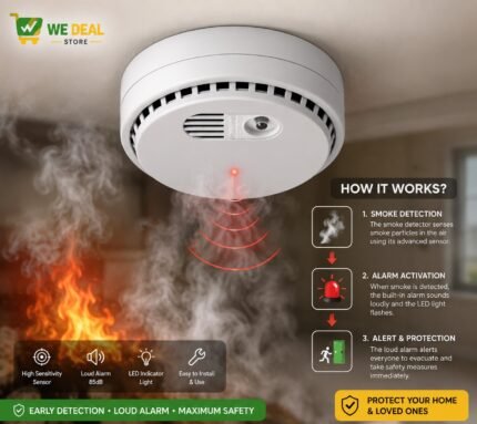 Ceiling Mounted Photoelectric Smoke Detector